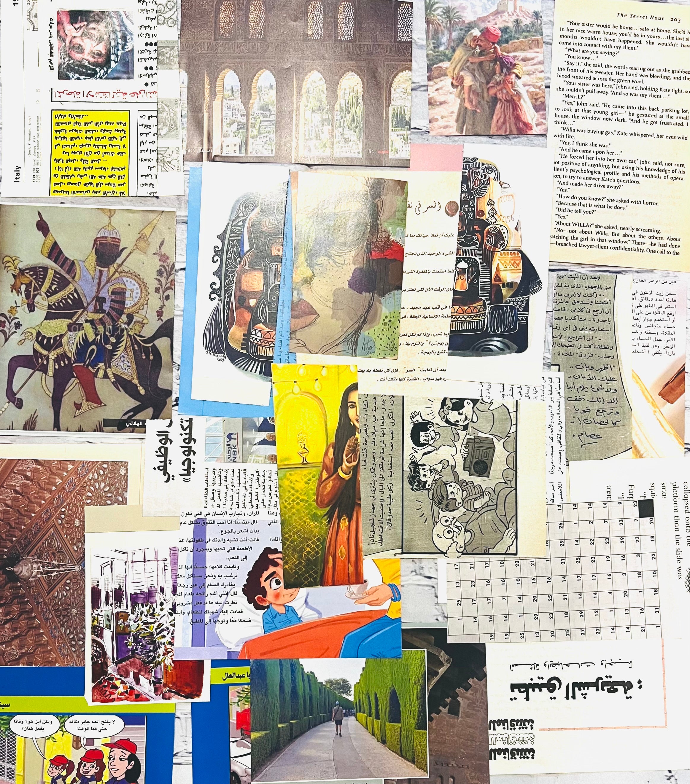 Paper Clippings from Magazines and Newspapers (20 Pieces) Ps01