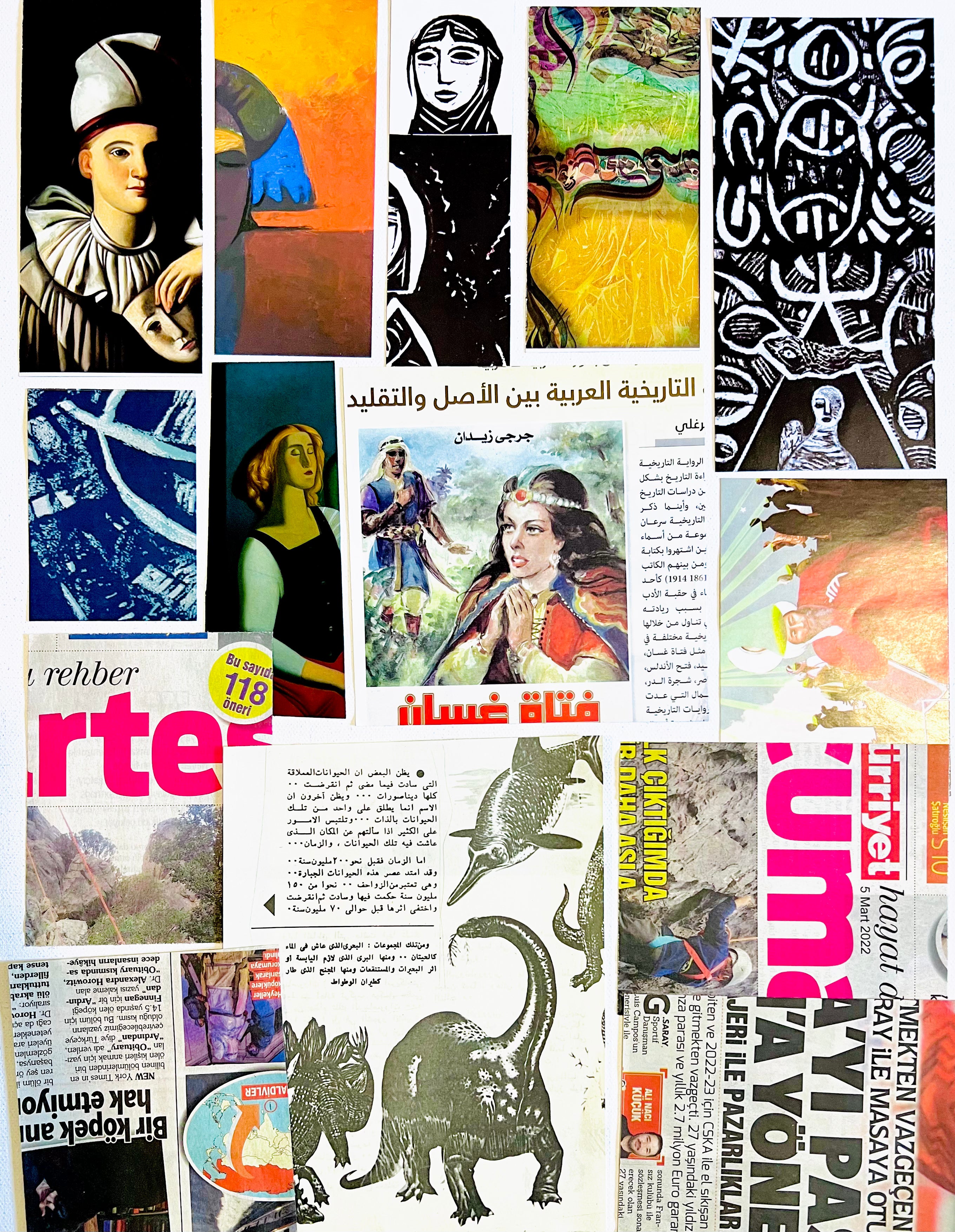 Paper Clippings from Magazines and Newspapers (Large) Pl8